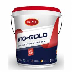 Sơn trắng trần trong nhà KOVA K10 - GOLD 4kg