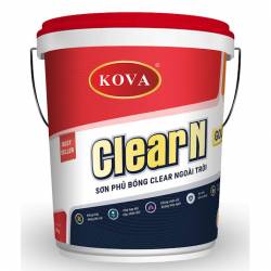 Sơn phủ bóng Clear ngoài trời KOVA Clear N - GOLD 20kg