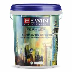 BEWIN - Ferhler NANO GLOSS EFFECTS - Sơn ngoại thất bóng công nghệ Nano 18l