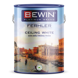 BEWIN - Ferhler CEILING WHITE - Sơn siêu trắng trần 6kg